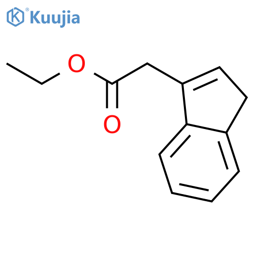 ethyl 2-(1H-inden-3-yl)acetate structure