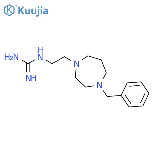 Guanidine, [2-[hexahydro-4-(phenylmethyl)-1H-1,4-diazepin-1-yl]ethyl]- structure