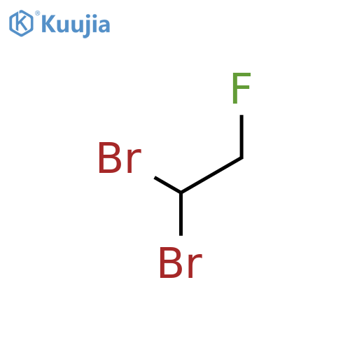 Ethane, 1,1-dibromo-2-fluoro- structure