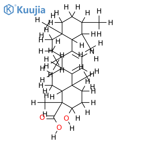 3alpha-hydroxy-urs-9,12-diene-24-oic acid structure