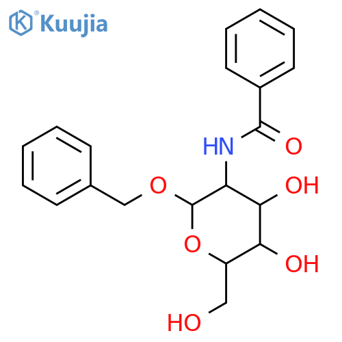 N-[4,5-dihydroxy-6-(hydroxymethyl)-2-phenylmethoxyoxan-3-yl]benzamide structure