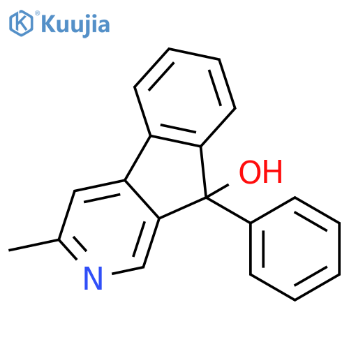 9H-INDENO[2,1-C]PYRIDIN-9-OL, 3-METHYL-9-PHENYL- structure