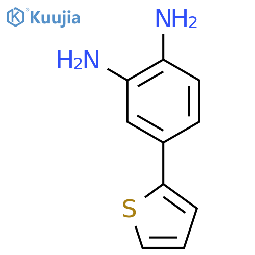 4-(thiophen-2-yl)benzene-1,2-diamine structure
