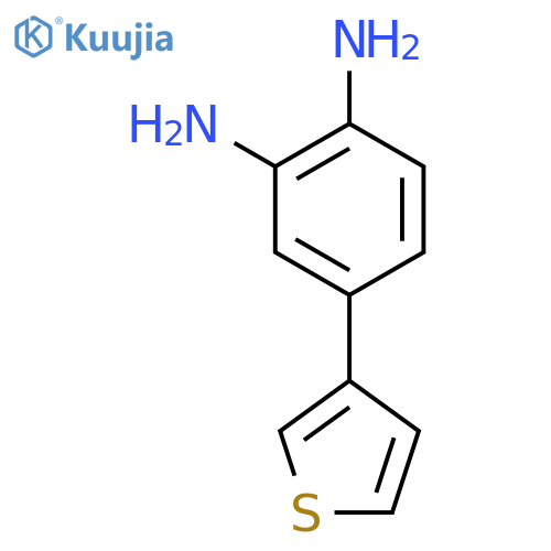 1,2-Benzenediamine, 4-(3-thienyl)- structure