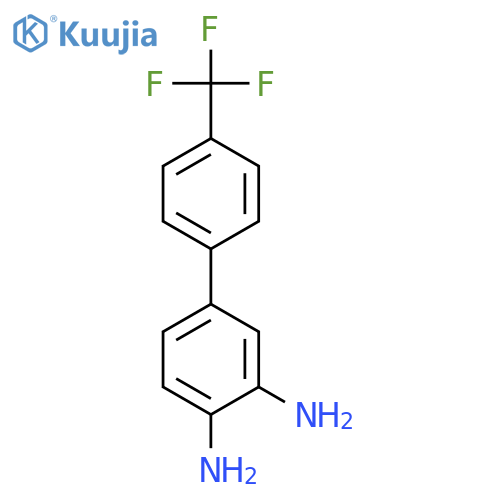[1,1'-Biphenyl]-3,4-diamine, 4'-(trifluoromethyl)- structure