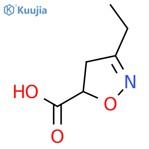 3-Ethyl-4,5-dihydroisoxazole-5-carboxylic acid structure