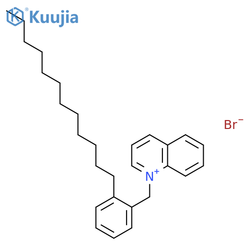 Quinolinium, 1-[(dodecylphenyl)methyl]-, bromide structure