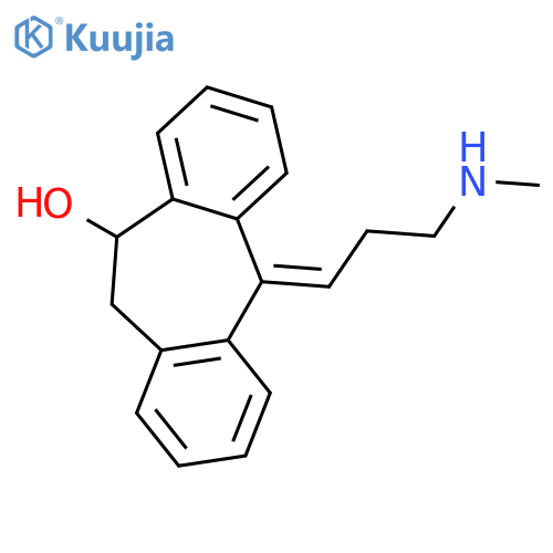 ()-TRANS-10-HYDROXYNORTRIPTYLINE structure