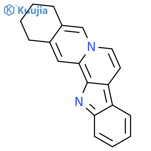 1,2,3,4-tetrahydro-indolo[2',3':3,4]pyrido[1,2-b]isoquinoline structure