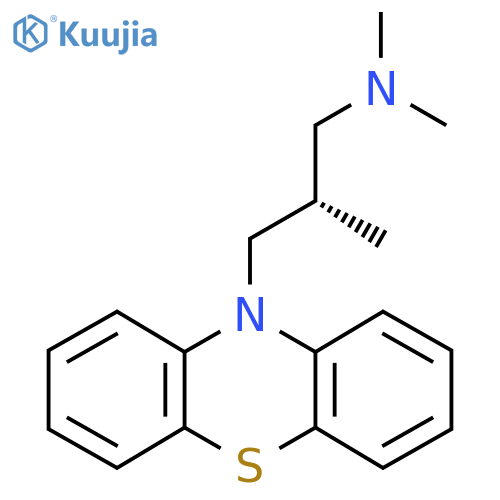 10H-Phenothiazine-10-propanamine, N,N,beta-trimethyl-, (betaR)- structure