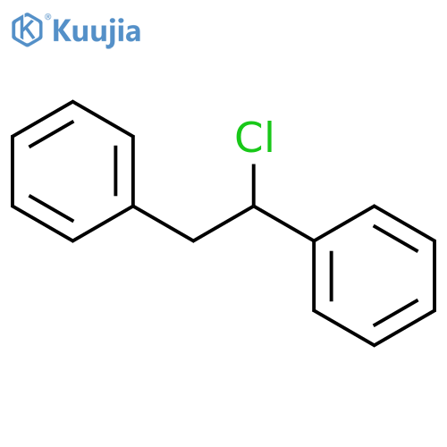 (2-chloro-2-phenylethyl)benzene structure