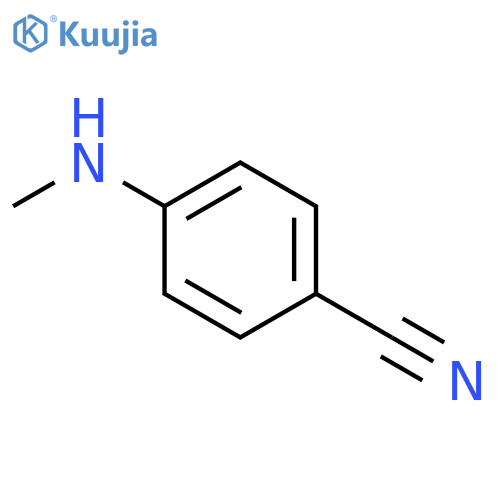 4-(Methylamino)benzonitrile structure