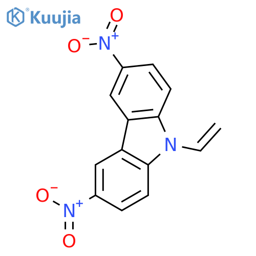 9-Ethenyl-3,6-dinitro-9H-carbazole structure