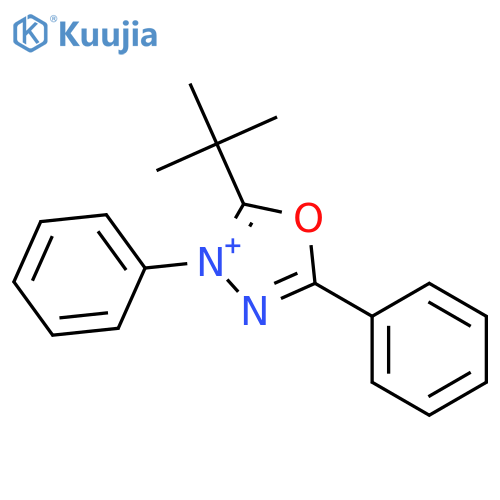1,3,4-OXADIAZOLIUM, 2-(1,1-DIMETHYLETHYL)-3,5-DIPHENYL- structure