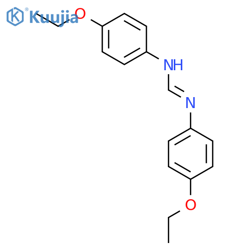 (E)-N,N'-bis(4-ethoxyphenyl)methanimidamide structure
