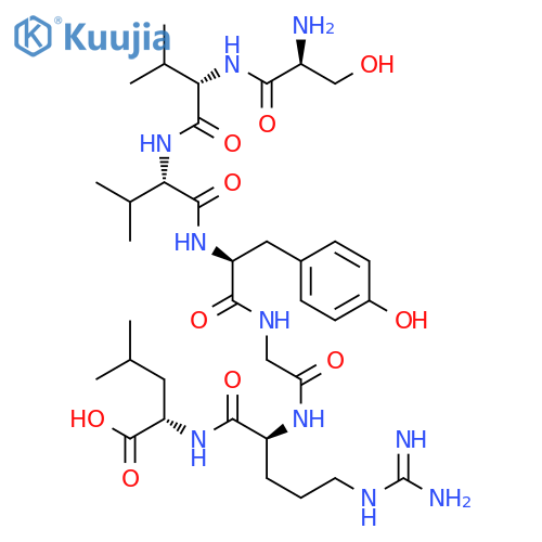L-LEUCINE, L-SERYL-L-VALYL-L-VALYL-L-TYROSYLGLYCYL-L-ARGINYL- structure