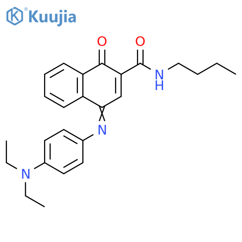 2-Naphthalenecarboxamide,N-butyl-4-[[4-(diethylamino)phenyl]imino]-1,4-dihydro-1-oxo- structure