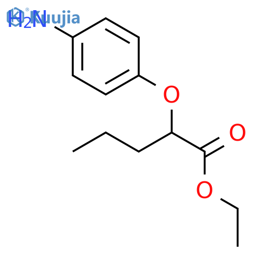 Pentanoic acid, 2-(4-aminophenoxy)-, ethyl ester structure