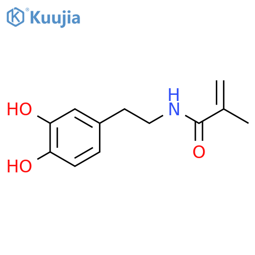 N-[2-(3,4-Dihydroxyphenyl)ethyl]-2-methylprop-2-enamide structure