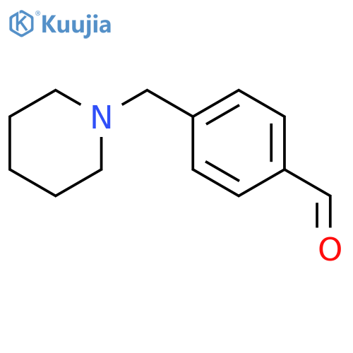 4-[(piperidin-1-yl)methyl]benzaldehyde structure