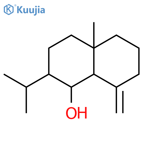 (1S,2S,4aR,8aS)-4a-methyl-2-(1-methylethyl)-8-methylidenedecahydronaphthalen-1-ol structure