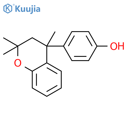 4-P-Hydroxyphenyl-2,2,4-trimethylchroman structure