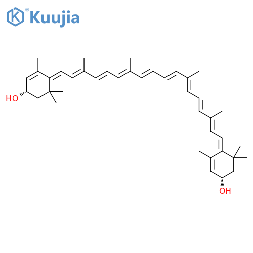 (3S,3'S,6E,6'E,8E,8'E,10E,10'E,12E,12'E,14E,14'E)-4,4'-didehydro-beta,beta-carotene-3,3'-diol structure