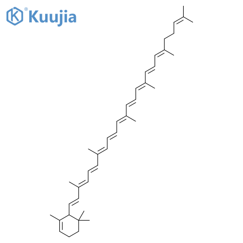 (all trans)-δ-Carotene structure