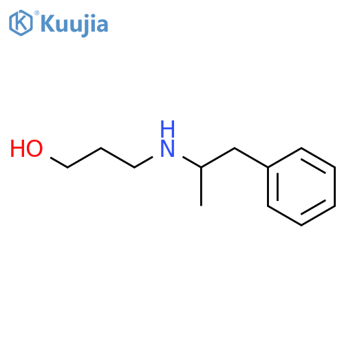 1-Propanol, 3-[(1-methyl-2-phenylethyl)amino]- structure