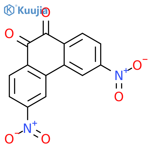 9,10-Phenanthrenedione, 3,6-dinitro- structure