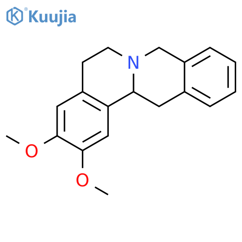 rac-(13aR*)-2,3-Dimethoxy-5,8,13,13a-tetrahydro-6H-dibenzo[a,g]quinolizine structure