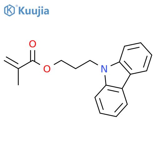 2-PROPENOIC ACID, 2-METHYL-, 3-(9H-CARBAZOL-9-YL)PROPYL ESTER structure