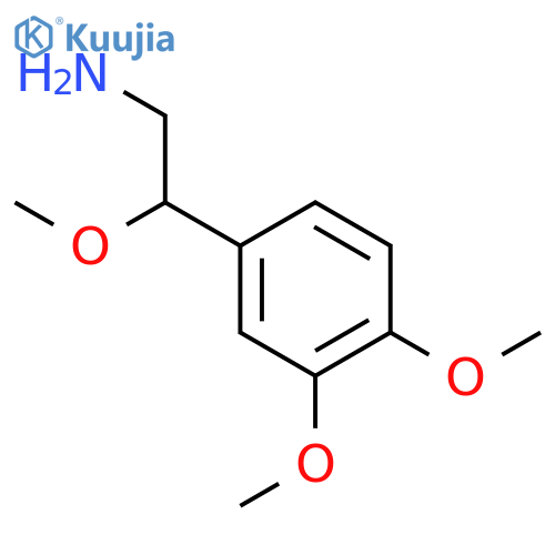 2-(3,4-dimethoxyphenyl)-2-methoxyethanamine structure
