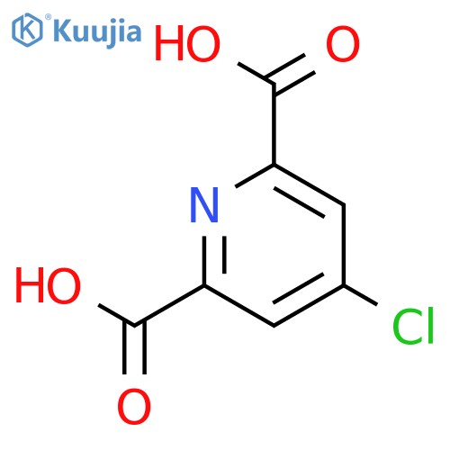 4-Chloropyridine-2,6-dicarboxylic acid structure