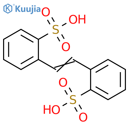 Benzenesulfonic Acid, 2,2'-(1,2-ethenediyl)bis- (en) structure