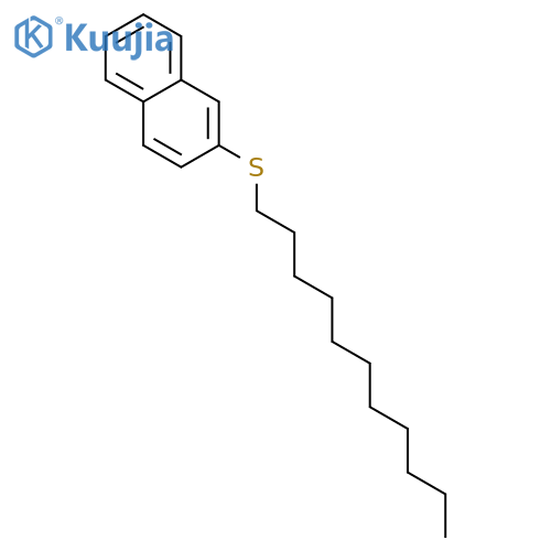 Naphthalene,2-(undecylthio)- structure