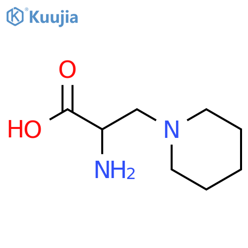 2-amino-3-(piperidin-1-yl)propanoic acid structure