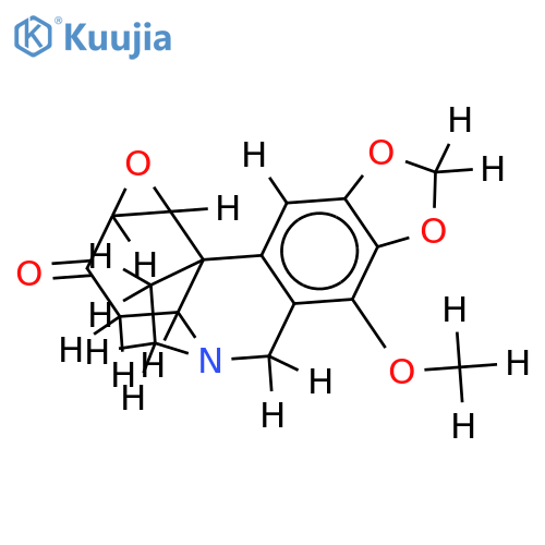 1alpha,2alpha-epoxy-7-methoxy-crinan-3-one structure