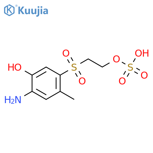 PHENOL, 2-AMINO-4-METHYL-5-[[2-(SULFOOXY)ETHYL]SULFONYL]- structure