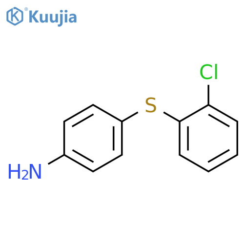 4-(2-chlorophenyl)sulfanylaniline structure