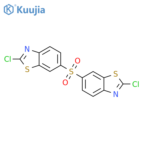 Benzothiazole, 6,6'-sulfonylbis[2-chloro- structure