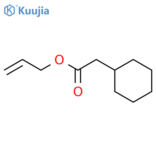Cyclohexaneacetic acid,2-propen-1-yl ester structure