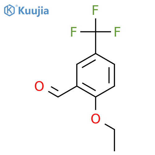 2-Ethoxy-5-(trifluoromethyl)benzaldehyde structure