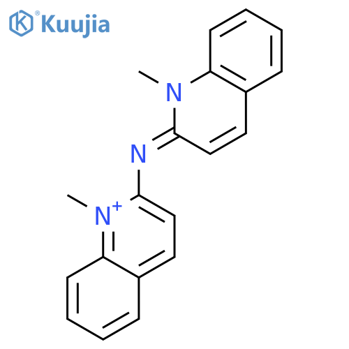 QUINOLINIUM, 1-METHYL-2-[(1-METHYL-2(1H)-QUINOLINYLIDENE)AMINO]- structure