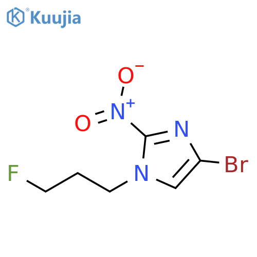 4-Bromo-1-(3-fluoropropyl)-2-nitro-1H-imidazole structure