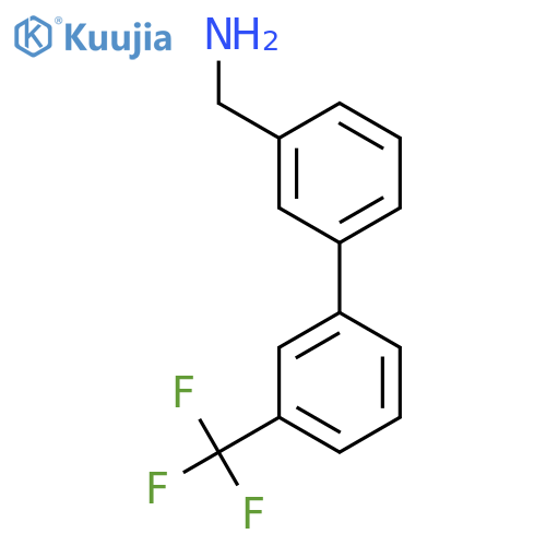 3'-(Trifluoromethyl)-biphenyl-3-methanamine structure