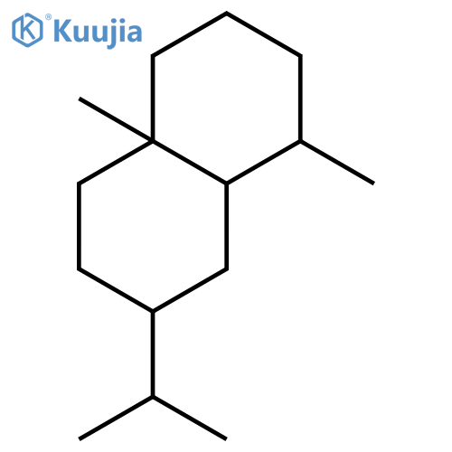 Naphthalene,decahydro-1,4a-dimethyl-7-(1-methylethyl)-, (1R,4aR,7R,8aS)- structure