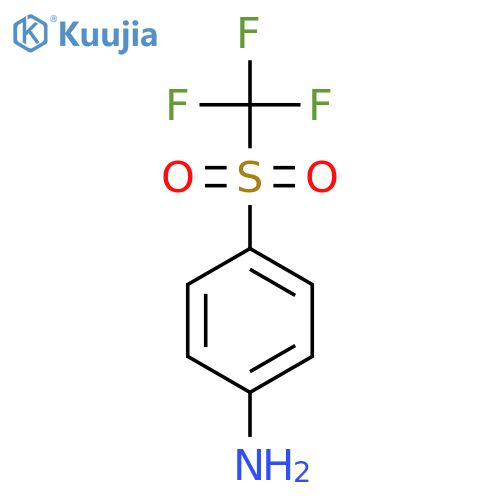 4-(Trifluoromethylsulphonyl)aniline structure