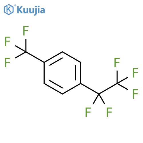 benzene, 1-(1,1,2,2,2-pentafluoroethyl)-4-(trifluoromethyl)- structure