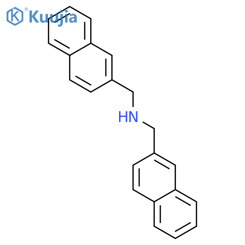 Bis(2-naphthalenylmethyl)amine structure